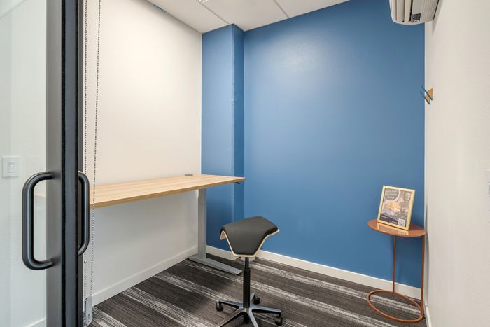 Private workspaces at The Current in Bend, Oregon
