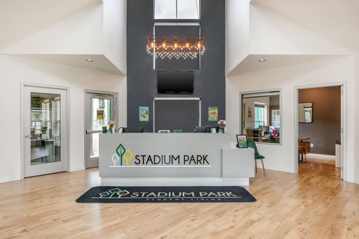 Leasing office at Stadium Park Apartment Community in Eugene, Oregon