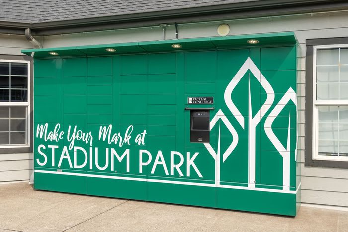 Luxer One Package Locker at Stadium Park Apartment Community in Eugene, Oregon