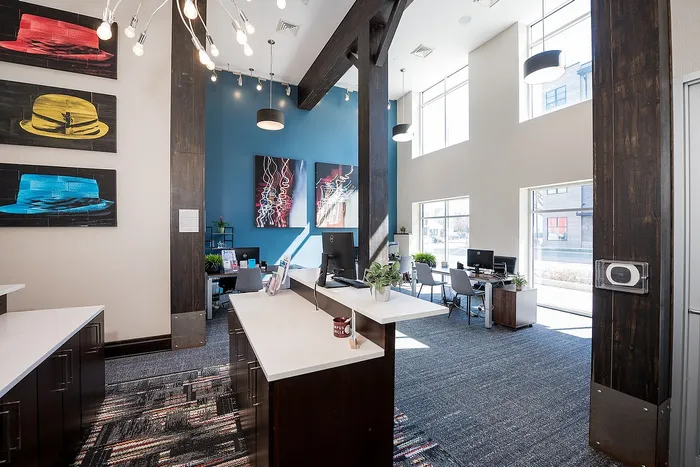 Leasing office at Campus Circle in Urbana, Illinois