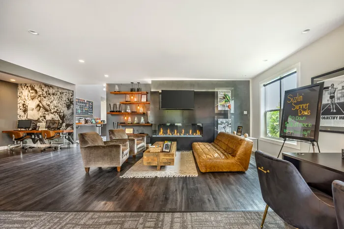 Leasing office interior at Chase Village apartment community in Eugene Oregon near UO