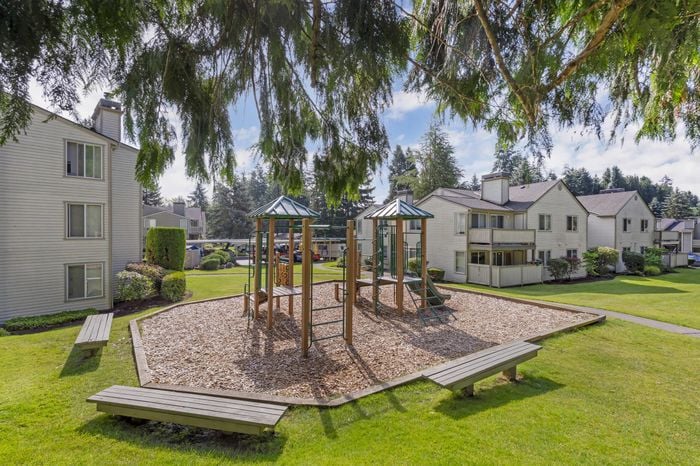 Playground at The Colony at Bear Creek Apartment Community in Redmond, Washington