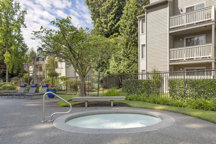 Hot Tub at The Colony at Bear Creek Apartment Community in Redmond, Washington