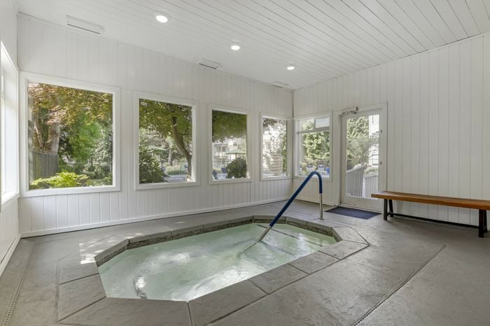 Indoor Hot Tub at The Colony at Bear Creek Apartment Community in Redmond, Washington