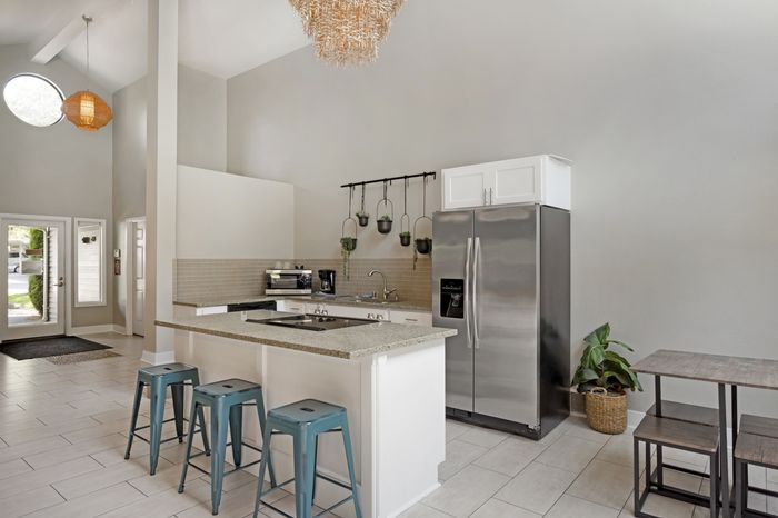 Clubhouse Kitchen at The Colony at Bear Creek Apartment Community in Redmond, Washington