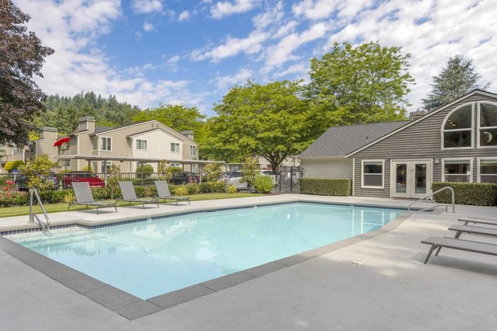 Pool at The Colony at Bear Creek Apartment Community in Redmond, Washington