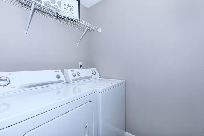In-unit full-size washer and dryer in apartment at Corbin Crossing in Overland Park Kansas