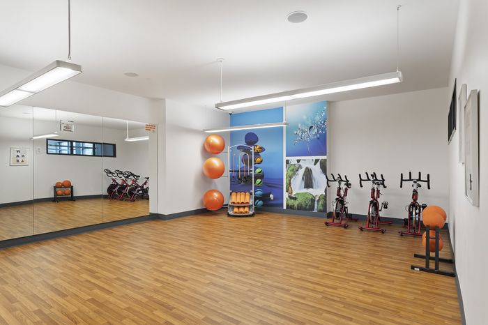 303 Flats dedicated yoga and stretching studio for health-focused residents in Knoxville TN apartments