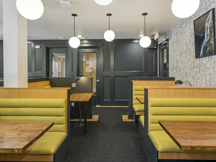 Republic on Main in Moscow, ID business center and common space.