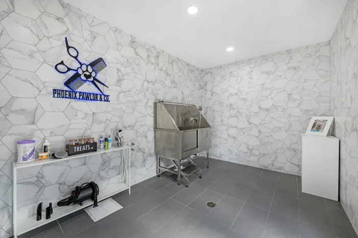 The Phoenix Orlando pet wash and grooming station