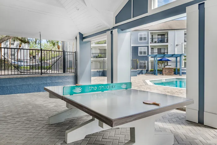 The Phoenix Orlando poolside table tennis