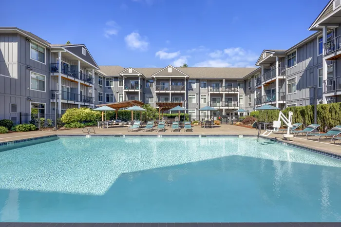 Resort-Style Pool at Chase Courtyard in Eugene, Oregon