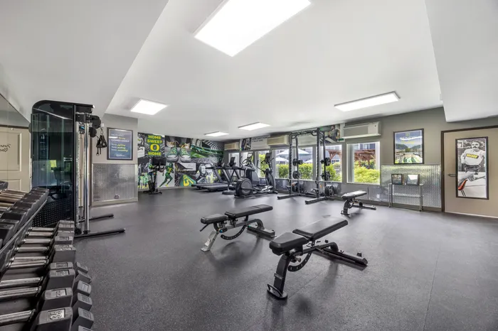 24-hour state-of-the-art fitness center at Chase Courtyard in Eugene, Oregon