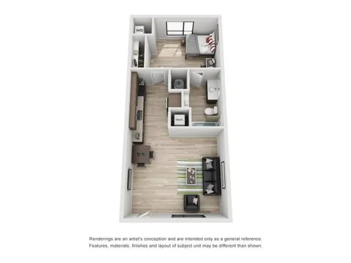 1 bedroom apartment