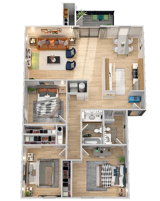 3x2 Small Duplex!
