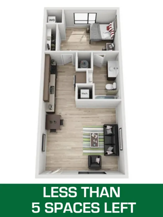 1 bedroom apartment