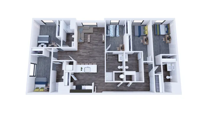 Republic on Main 5x5 A floorplan in Moscow, ID