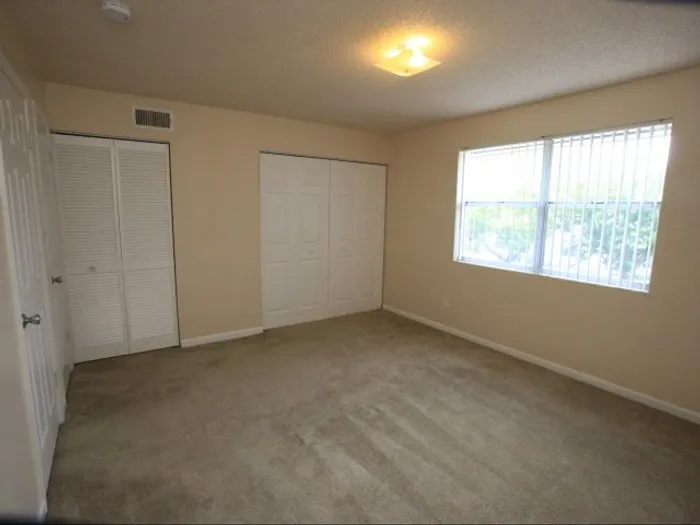 Marcell Gardens Apartments, interior, bedroom, closets, window, carpet