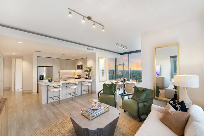 Open-concept floor plans
