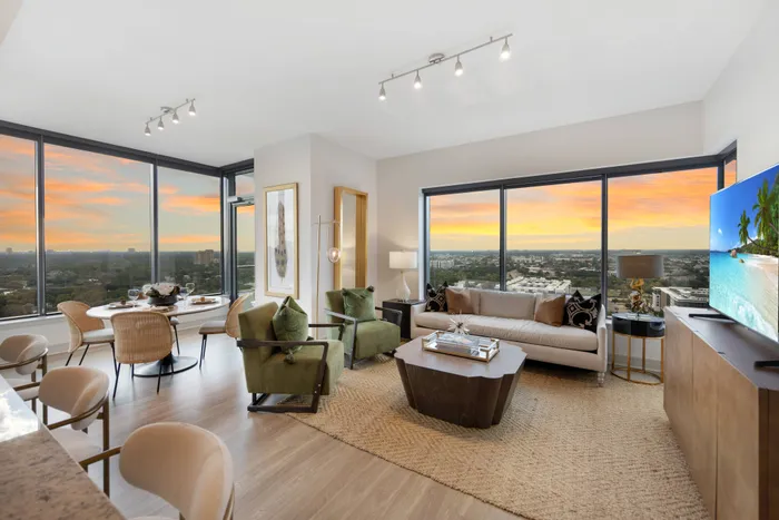 Open-concept living with awe-inspiring views