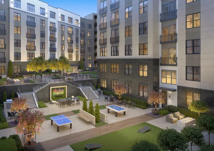 rendering of courtyard