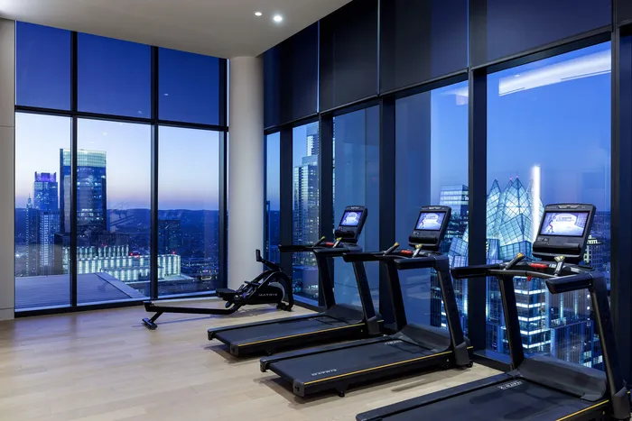 Hanover Brazos Street - Gym with City Views
