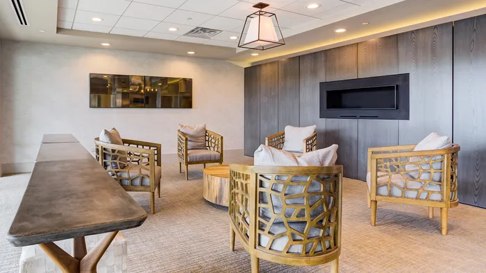 Experience the perfect blend of form and function in our thoughtfully designed community clubhouse created to enhance resident connections. | The Glen View |