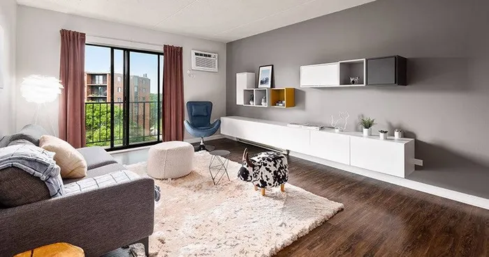 This thoughtfully designed living room maximizes comfort and functionality with smart layout choices. | The Views Of Naperville |