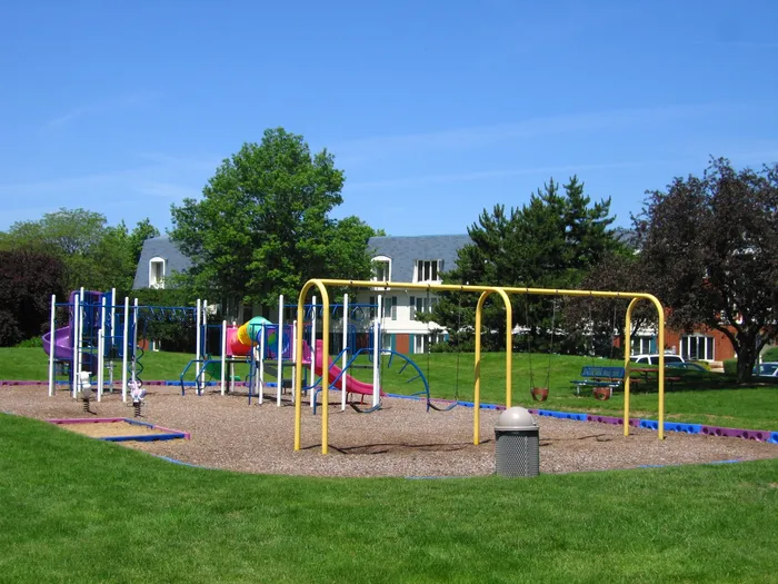 See how everyone enjoys our engaging playground designed for safe and active play. Just one more way our community caters to your needs!  |  International Village Lombard |  International Village Lombard Apartments