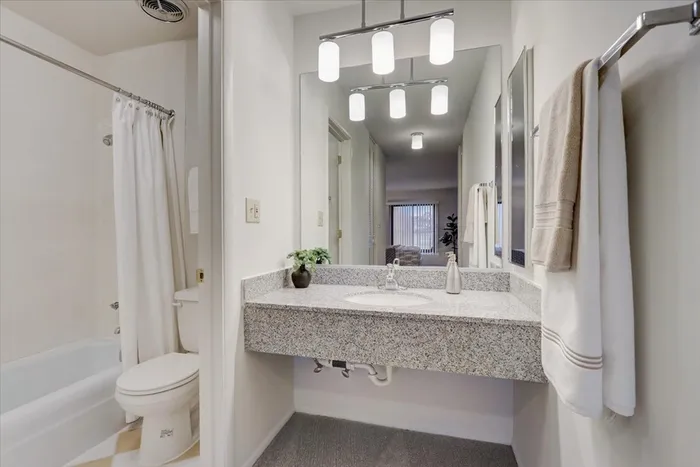 Renovated 2 Bedroom Bathroom | Apartments in Schaumburg, IL | International Village - Schaumburg