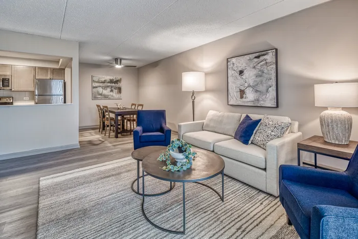 Your spacious bedroom provides comfortable proportions with space for all your furniture and personal belongings. | The Views Of Naperville |