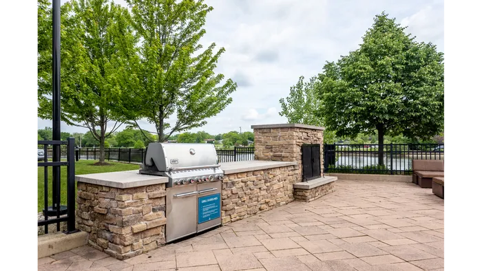Community BBQ Grills | Westmont IL Apartment For Rent | Twin Lake Towers