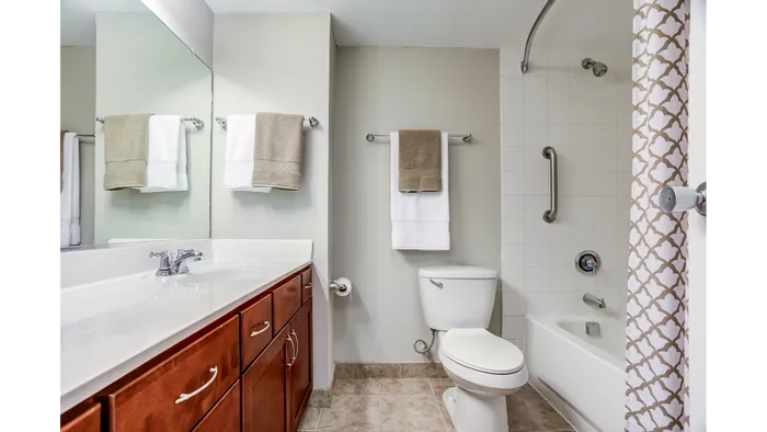 Elegant Bathroom | Apartments in Westmont, IL | Twin Lake Towers