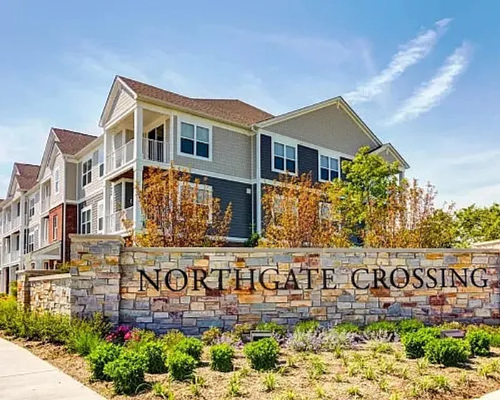Come home to our stunning apartment community, featuring beautiful modern architecture with brick accents, private balconies.| Northgate Crossing of Wheeling | Northgate Crossing of Wheeling Apartments