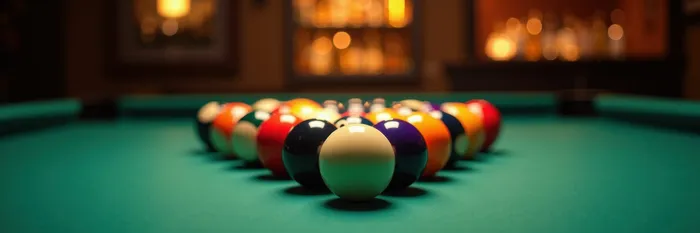 Show off your skills at our pool table in the game room where residents gather for friendly competition and casual entertainment. |  International Village Lombard |