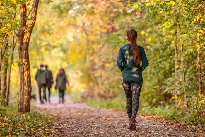 Take leisurely strolls along our paved walking paths that connect different areas of the community and promote active living.  | The Views Of Naperville |