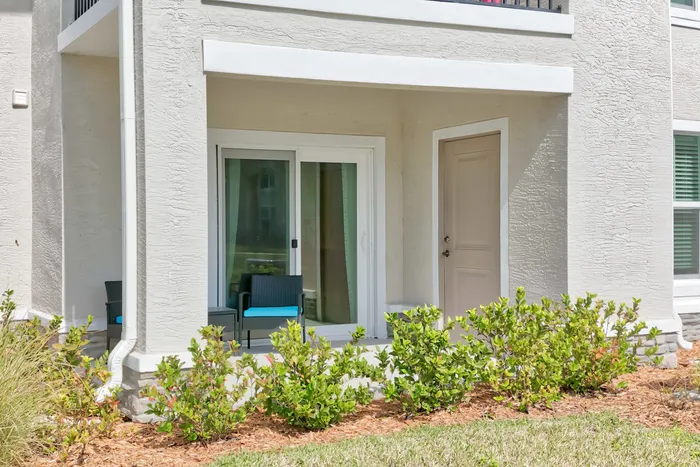 The Reserve at Vero Beach, exterior, covered patio, outdoor storage closet