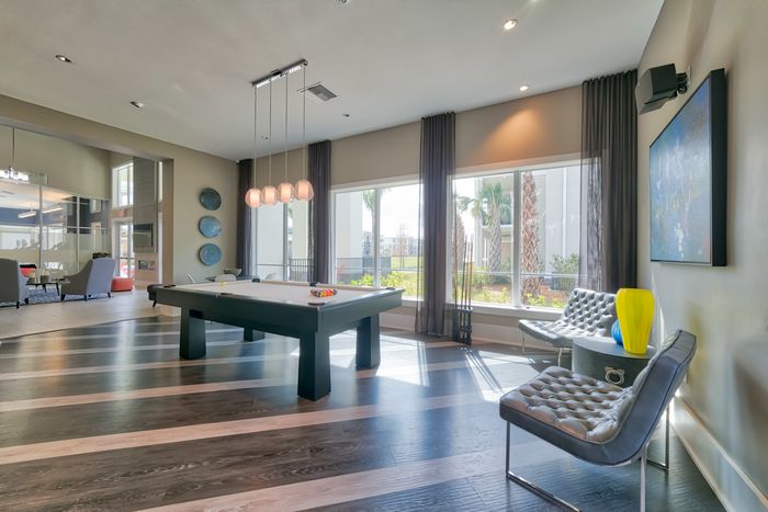 The Reserve at Vero Beach, interior, billiard room