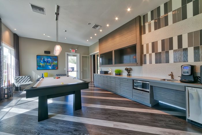 The Reserve at Vero Beach, interior, billiard room