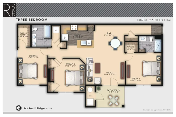 3 Bedroom