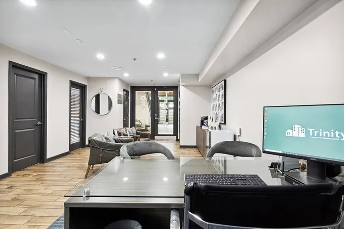 leasing office desk