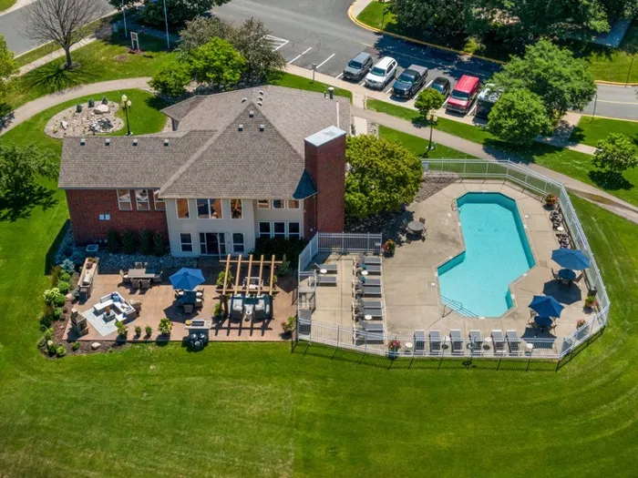 ReNew West Bloomington Aerial Pool Outdoor Lounge