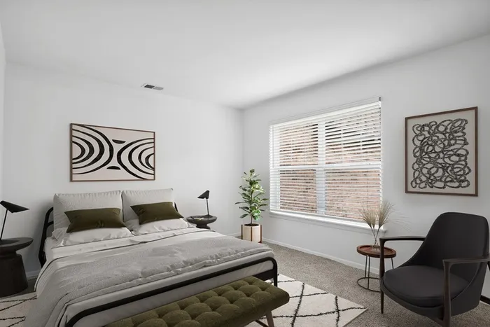 furnished bedroom