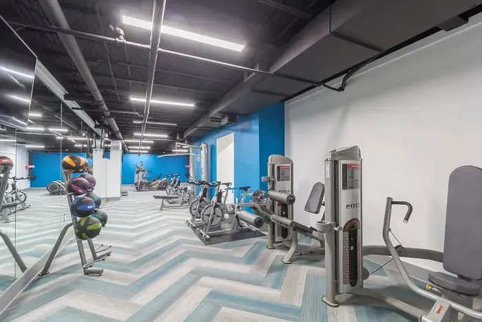 ReNew Druid Hills Fitness Center Equipped with Various Workout Machines and Equipment