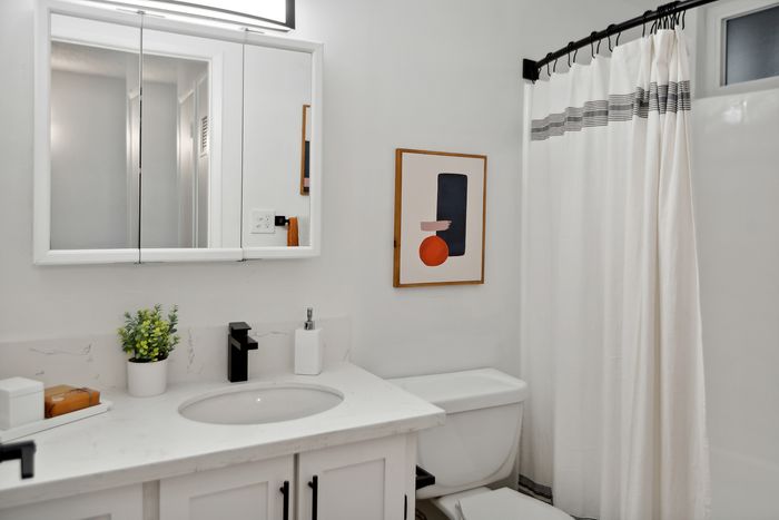 ReNew Berryessa Modern Bathroom with Matte Black Appliances