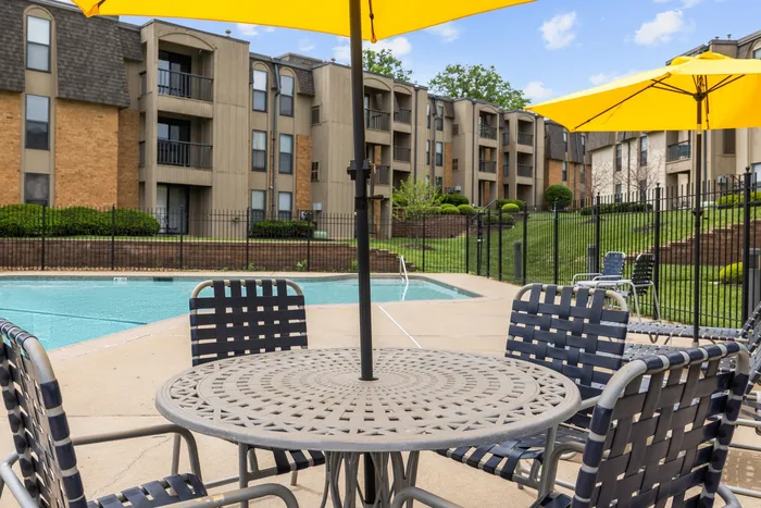 Poolside | Chesterfield Place Apartments | Chesterfield, MO Apartments