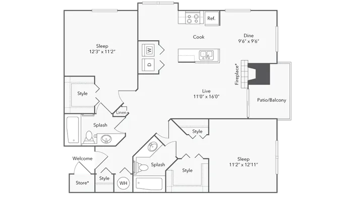 Floorplan Images | ReNew Marina Shores