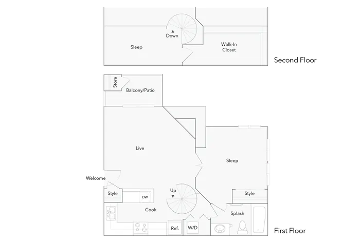 Atlanta | 1-Bedroom Floorplan