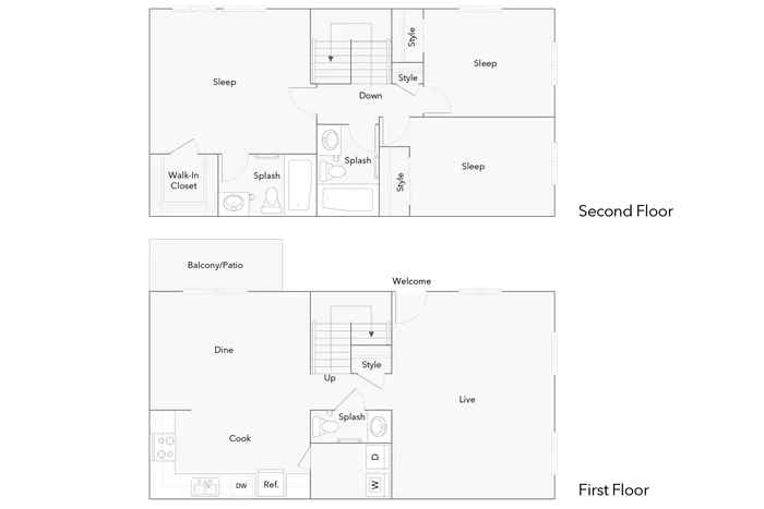 Danbury | 3-Bedroom Floorplan