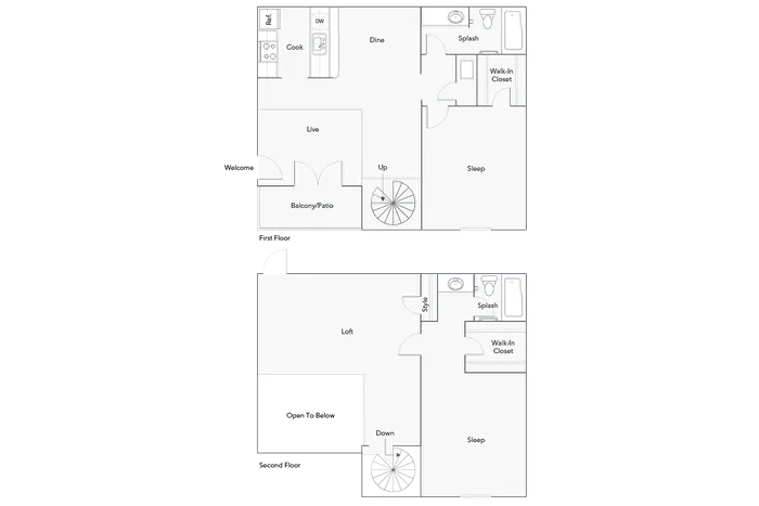 Carnegie | 2-Bedroom Floorplan